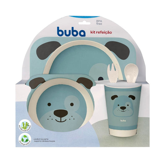 Kit Refeição em Bambu Cachorrinho Buba