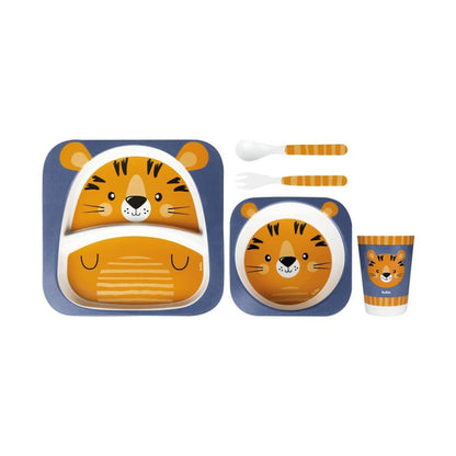 Kit Refeição em Bambu Tigrinho Buba