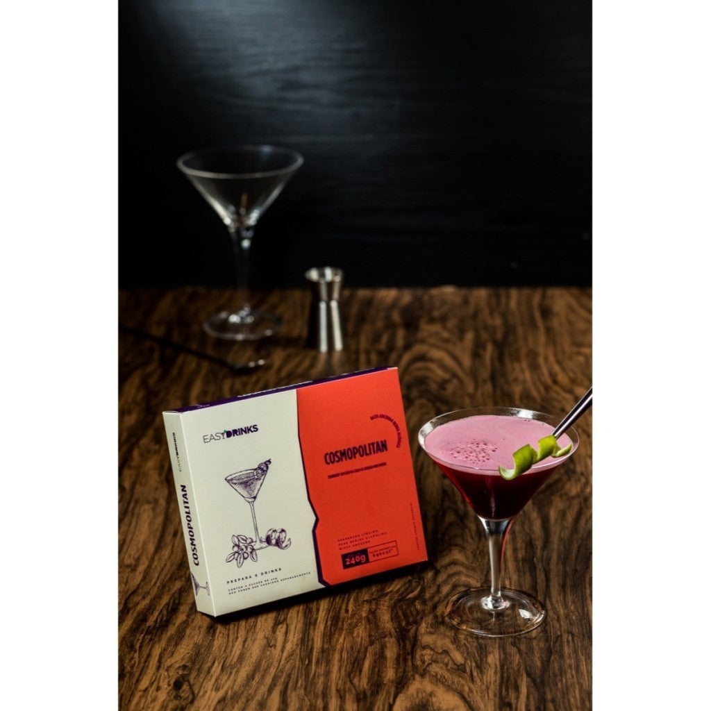 Kit Sachê Preparado de Frutas Cosmopolitan com 6un 240g Easy Drinks