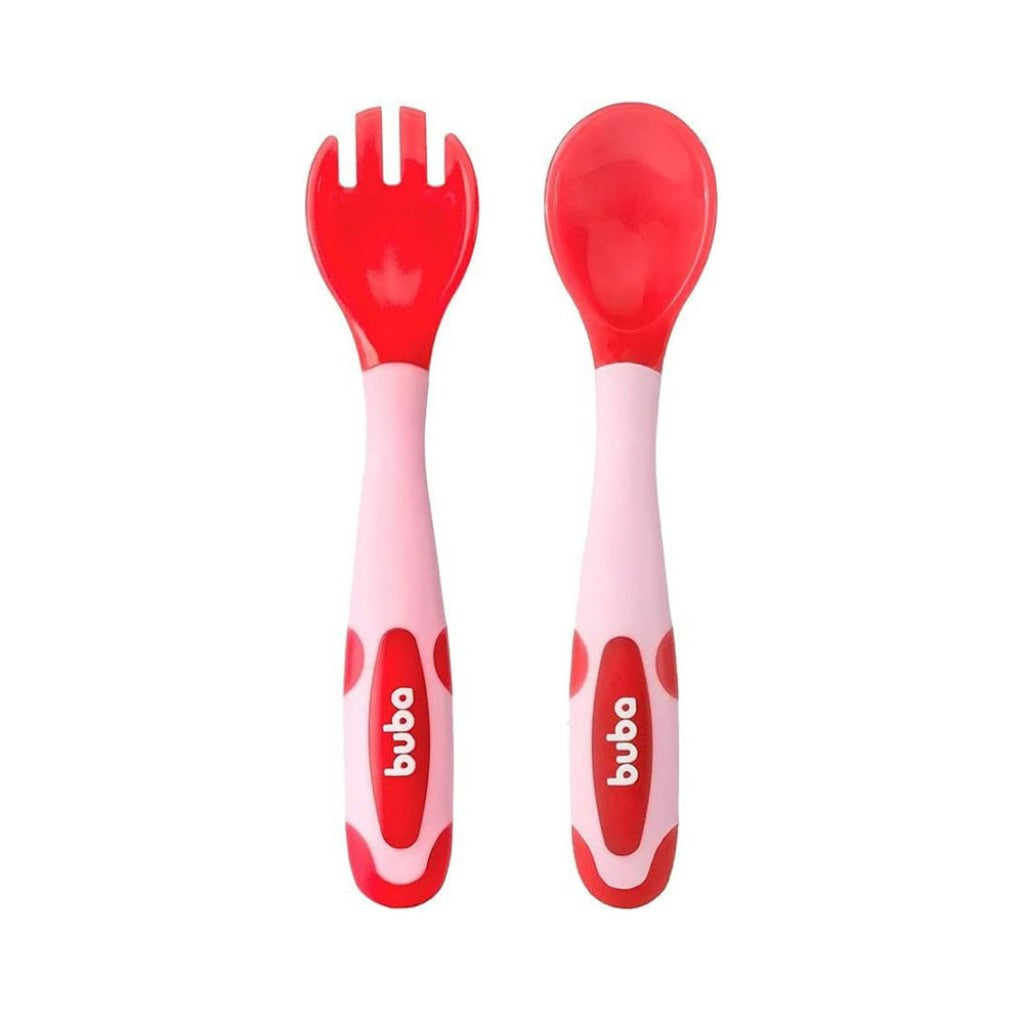 Kit Talheres Termossensiveis Rosa Buba