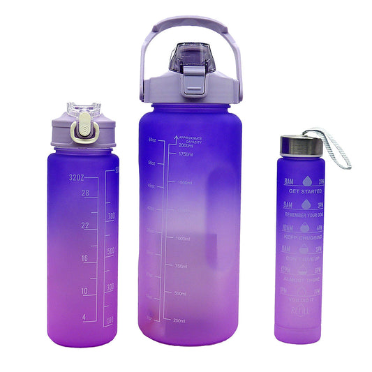 Kit com 3 Garrafas Squeeze