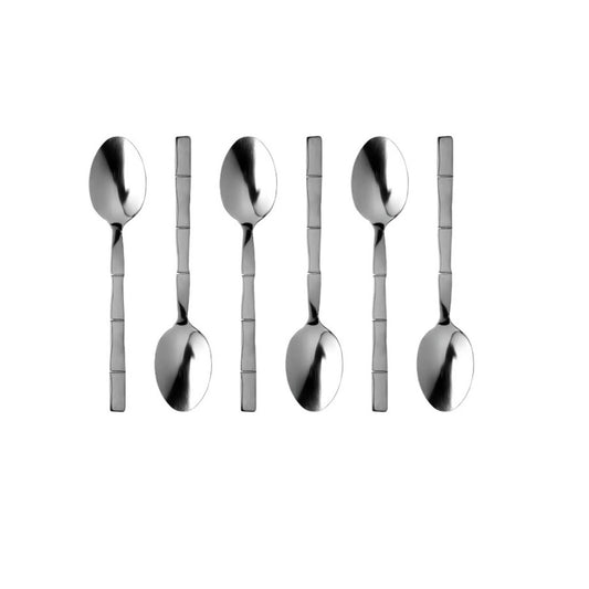 Kit 6 Colheres Sobremesa Aço Inox Life Dolce Home