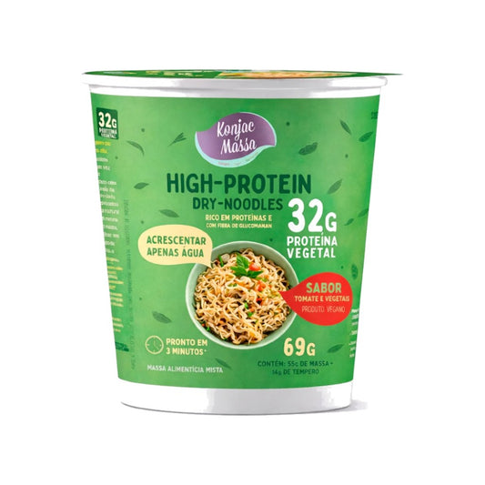 Konjac Instantâneo Sabor Tomate e Vegetais 69g Konjac Massa MF