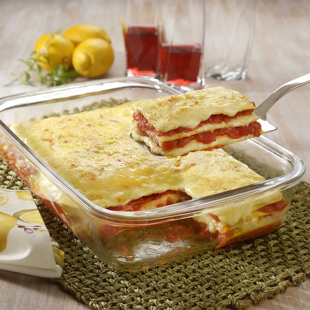 LASANHEIRA RETANGULAR VIDRO TEMPERADO 5L MARINEX