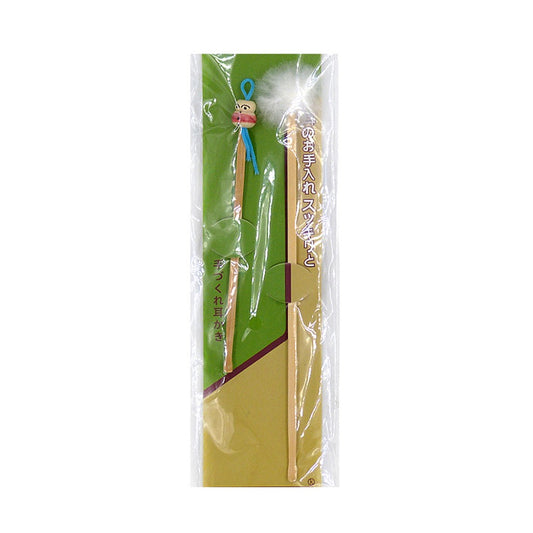 Limpador de Ouvido de Bambu com Enfeite Mimikaki Hashi Seki