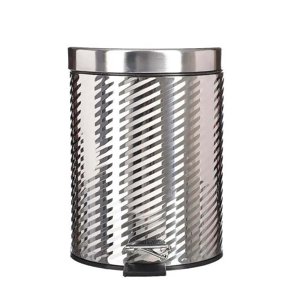 Lixeira Inox Rio de Janeiro Prata 3L Homeflex