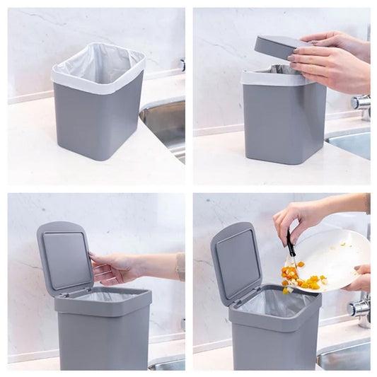 Lixeira para Pia de Cozinha Trium Branca 2,5l Ou