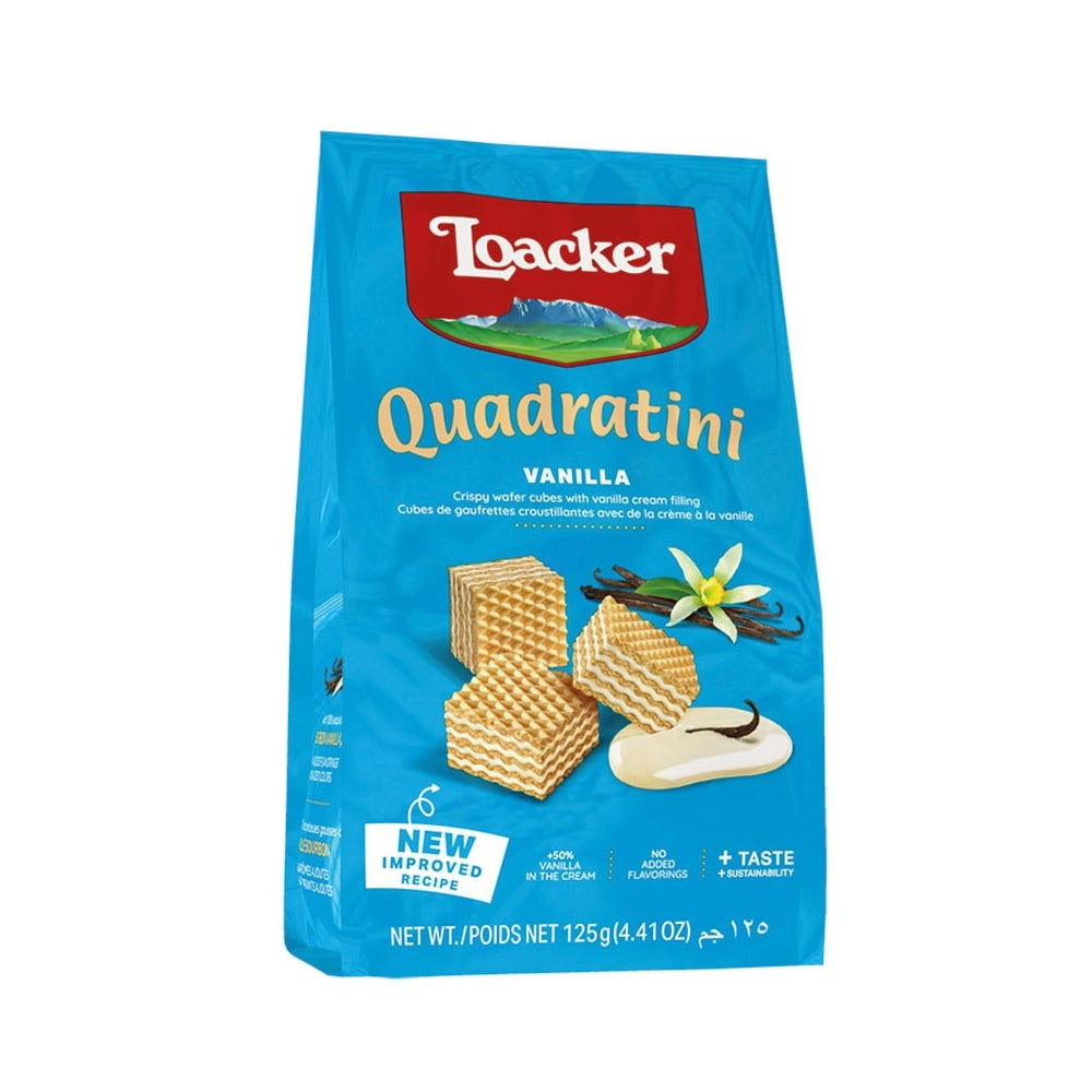 Mini Wafer Quadratini Baunilha 125g