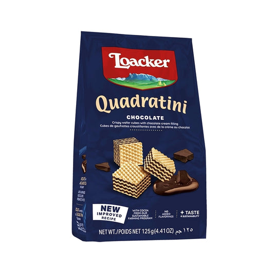 Mini Wafer Quadratini Chocolate 125g