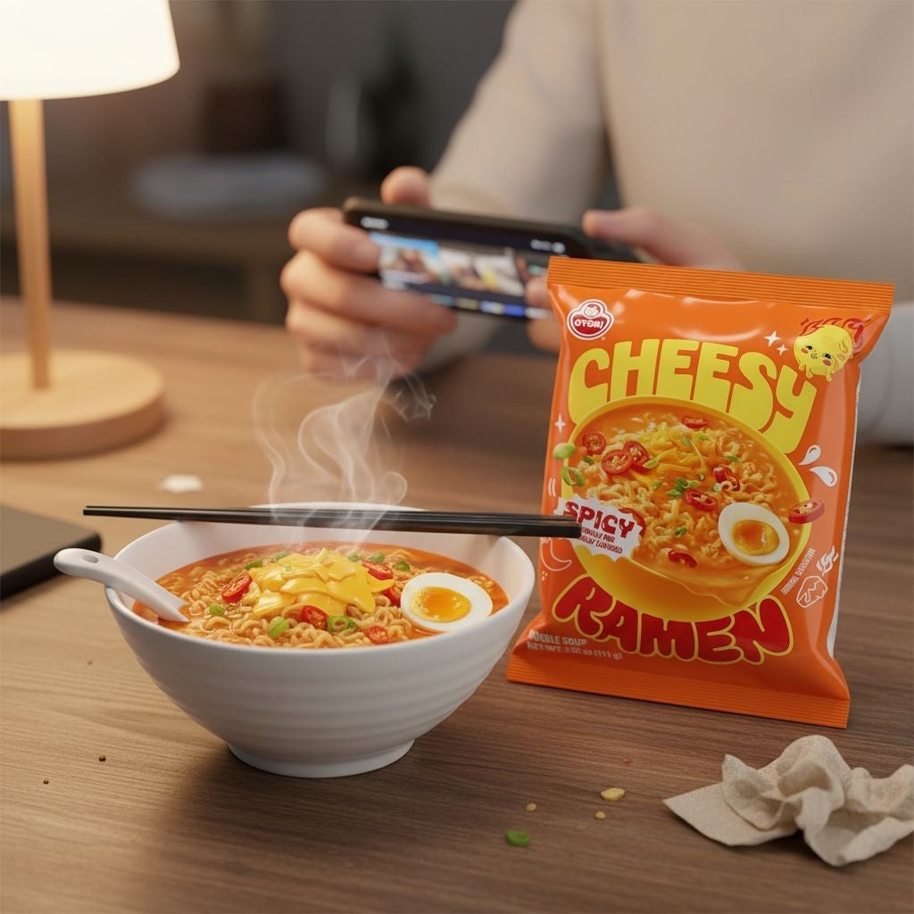 Macarrão Instantâneo Ramen Queijo Picante 111g Otoki