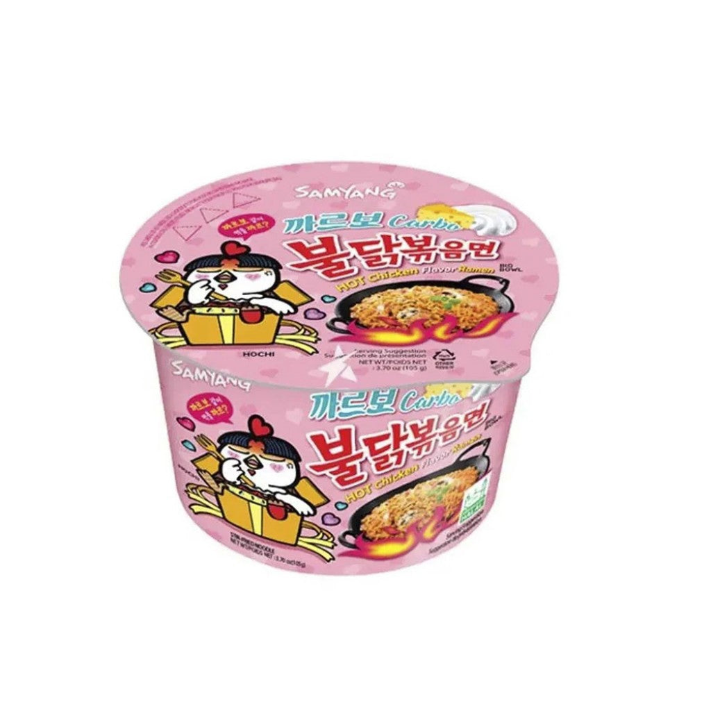 Lamen Coreano Frango Picante Carbonara Pote 105g