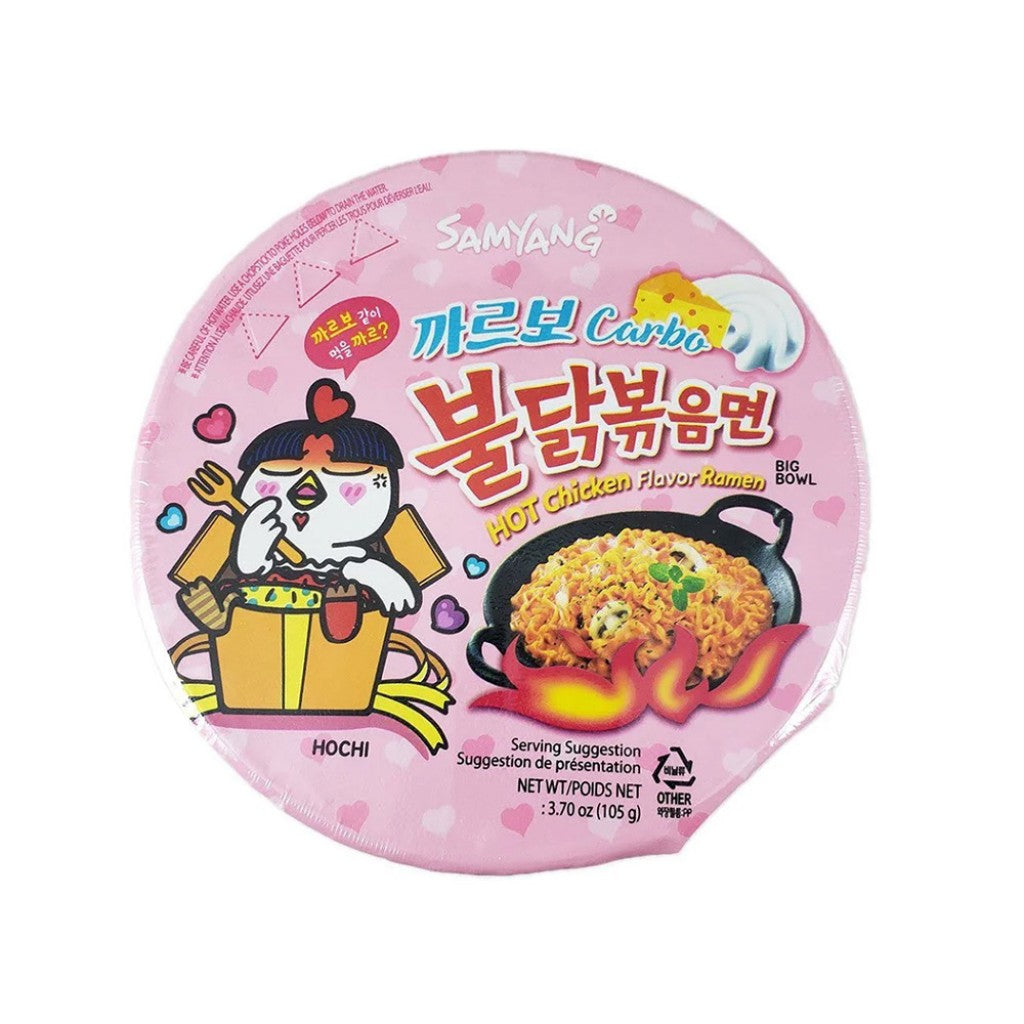 Lamen Coreano Frango Picante Carbonara Pote 105g
