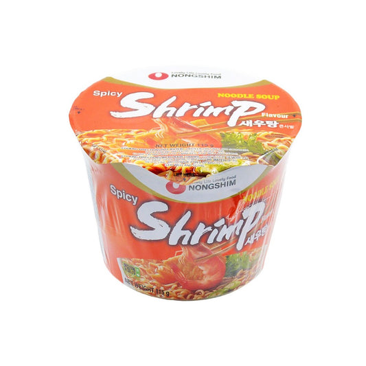 Macarrão Instantâneo Coreano de Camarão Picante Big Bowl 115g Nongshim