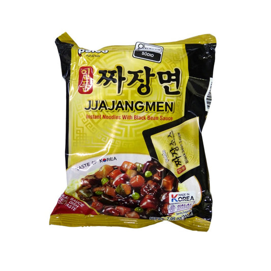 Macarrão Instantâneo Soja Preta Sem Pimenta Jjajangmen 200g Paldo