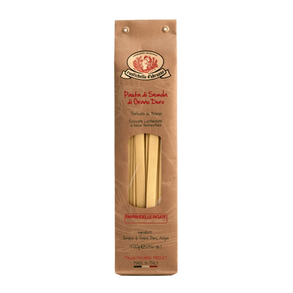 Macarrão Pappardelle Rigate Rustichella d'Abruzzo 500g Massa Italiana Premium