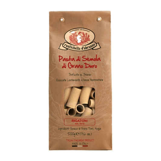 Macarrão Rigatoni 500g Rustichella d’Abruzzo