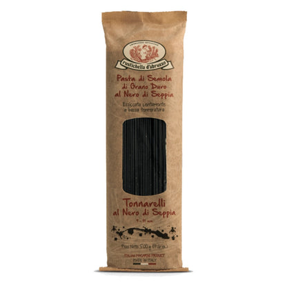 Macarrão Tonnarelli Al Nero Di Seppia 500g Rustichella Dabruzzo