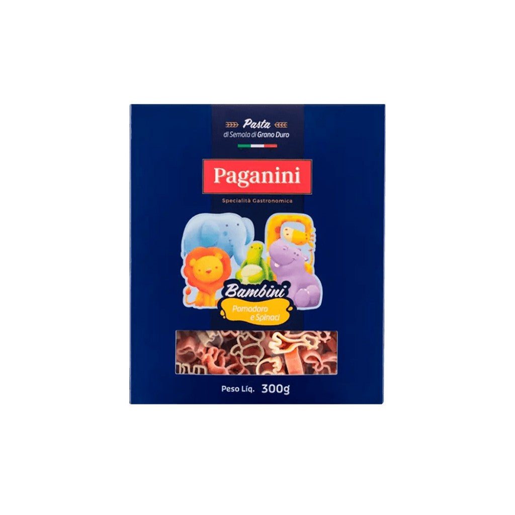 Macarrão Tricolor Bichinhos Bambini 300g Paganini