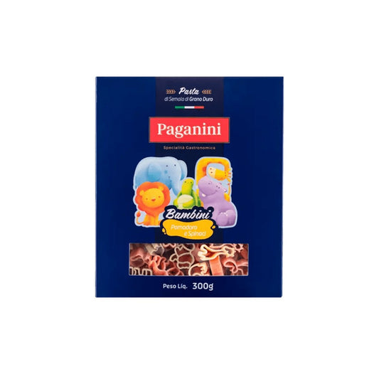 Macarrão Tricolor Bichinhos Bambini 300g Paganini