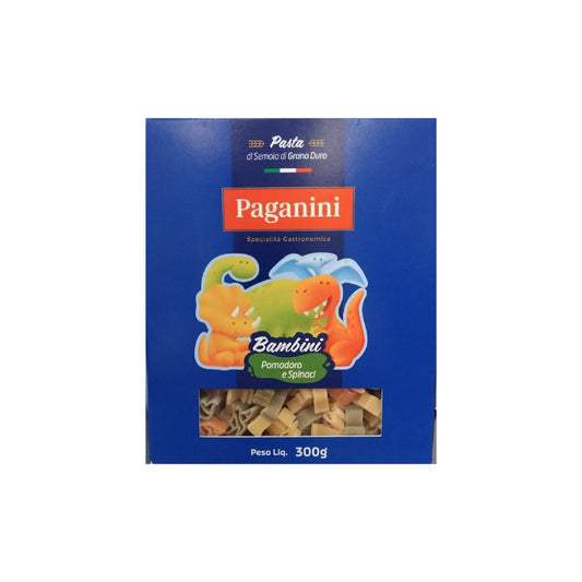 Macarrão Tricolor Dinossauro Bambini 300g Paganini