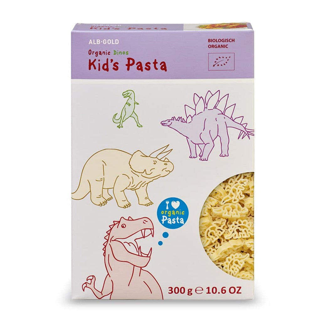 Macarrão Orgânico Kids Dinossauro 300g Alb-Gold
