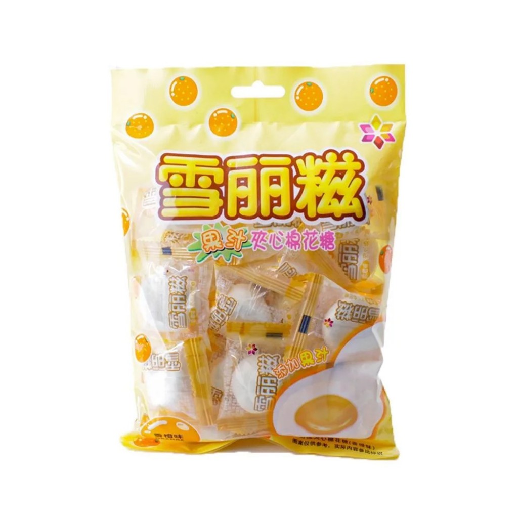 Marshmallow Recheio de Laranja 100g