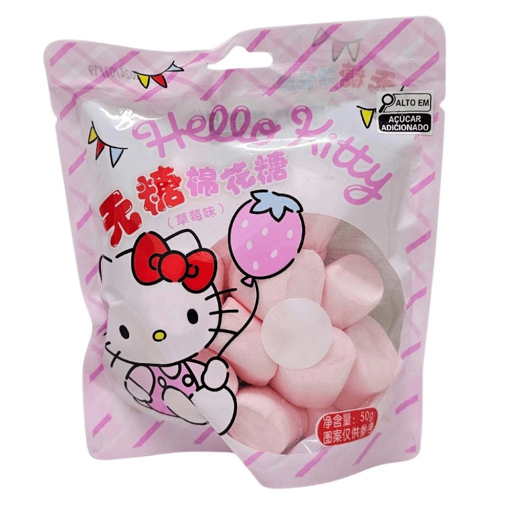 Marshmallow Sabor Morango Hello Kitty 50g