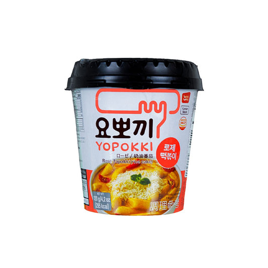 Massa de Arroz Yopokki com Molho Tipo Rose 120g Young Poong