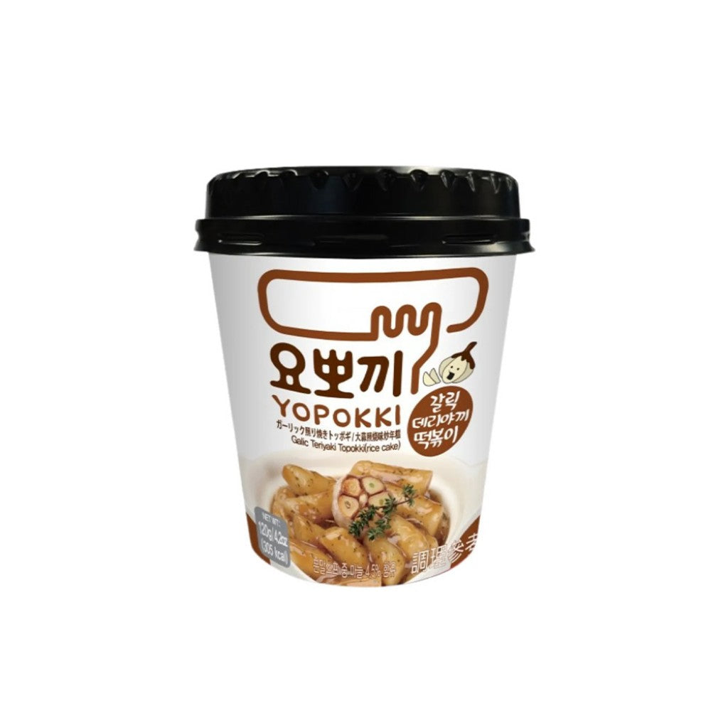 Massa de Arroz Yopokki Cup Teriyaki 120g Young Poong