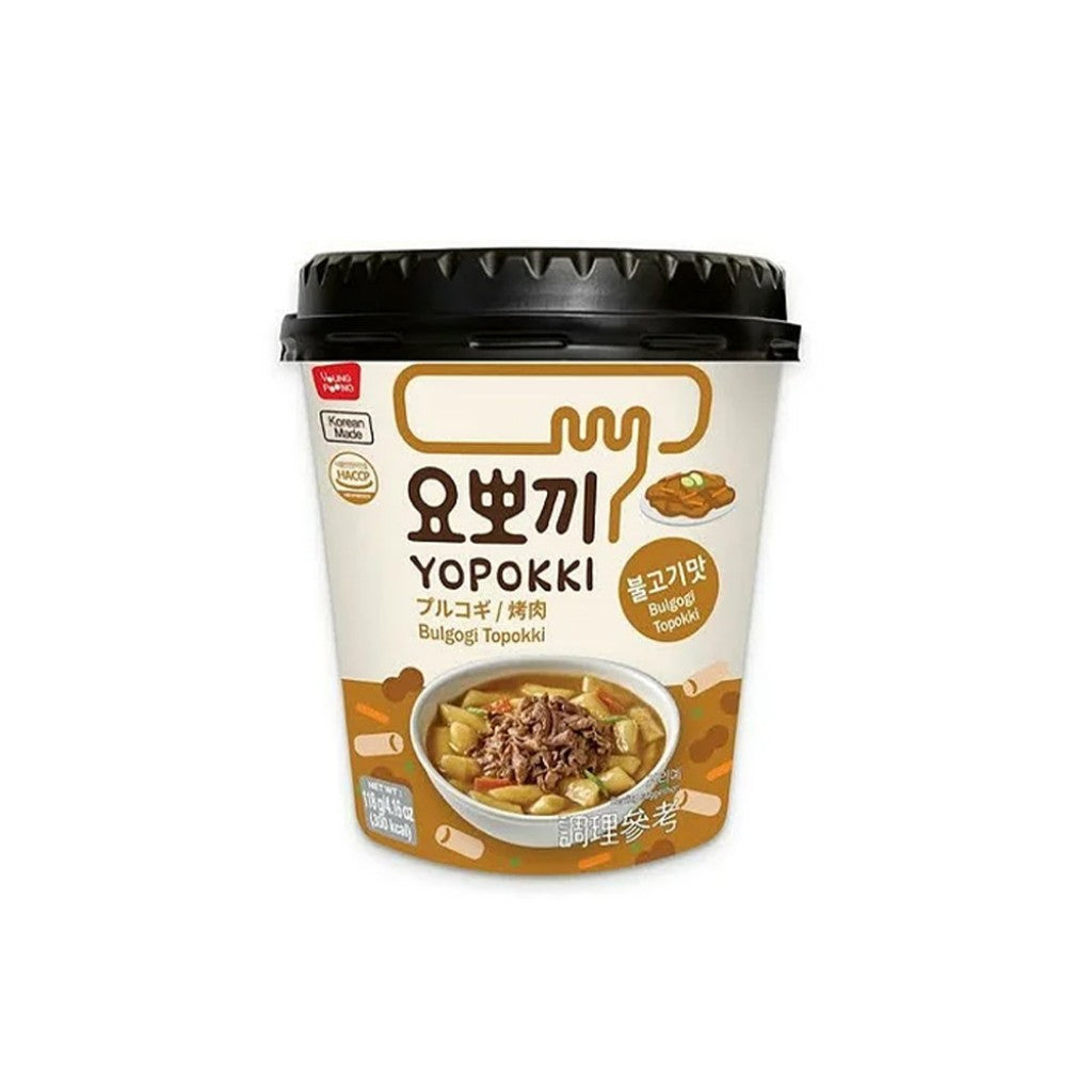 Massa de Arroz Yopokki ao Molho Bulgogi 118g Young Poong