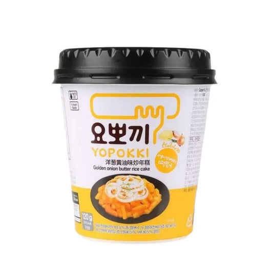 Massa de Arroz Yopokki com Molho de Cebola Amanteigada 120g Young Poong