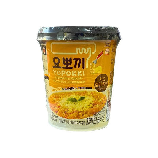 Massa de Arroz e Lamen ao Molho Picante e Queijo Rapokki 145g Young Poong