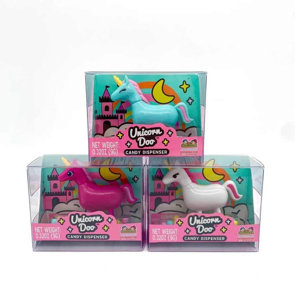 Mini Bala Com Dispenser Unicornio 9g Kidsmania