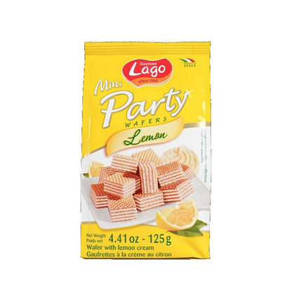 Mini Wafer Lago Sabor Limão 125g - Biscoito Importado da Itália