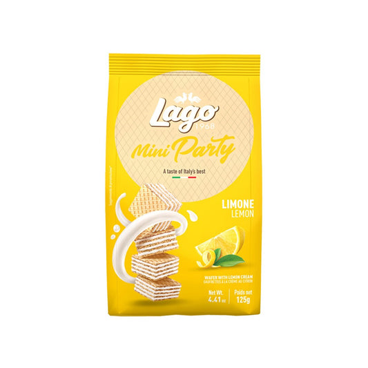 Mini Wafer com Recheio de Creme sabor Limão125g Gastone Lago