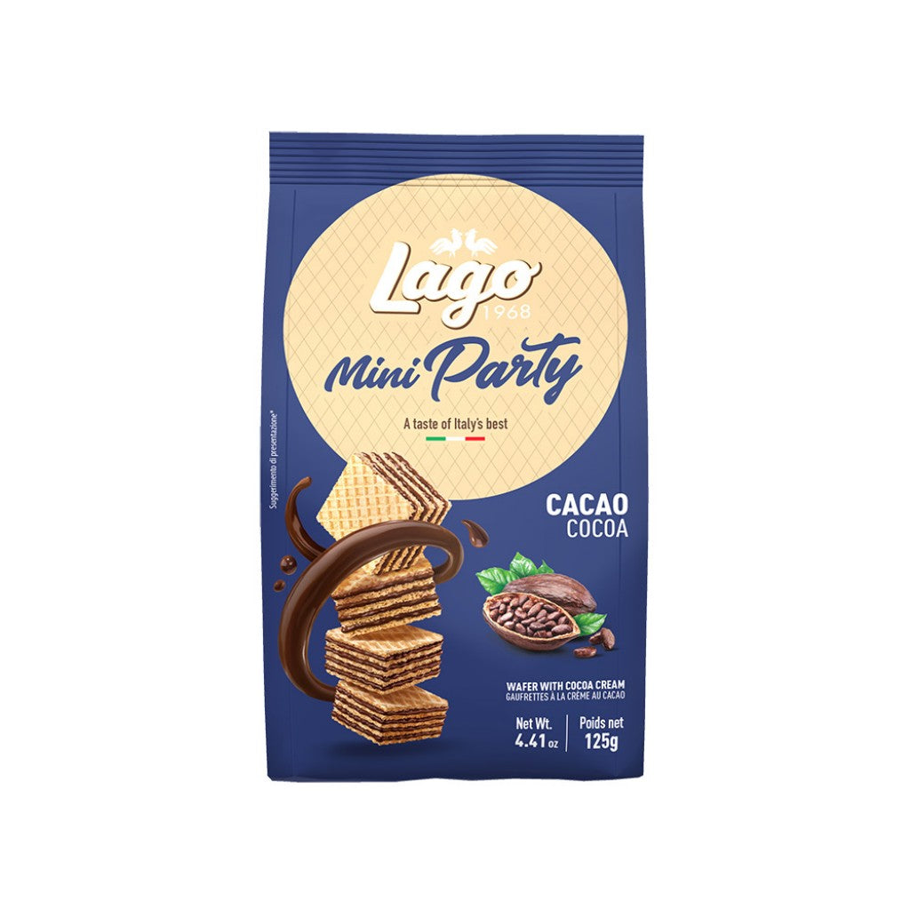 Mini Wafer com Recheio de Creme de Cacau 125g Gastone Lago