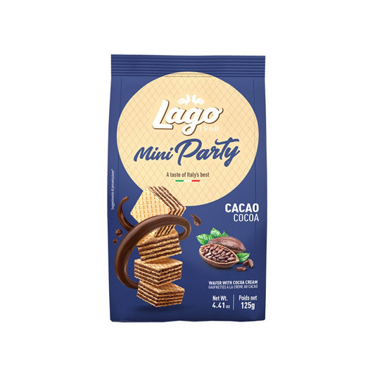 Mini Wafer com Recheio de Creme de Cacau 125g Gastone Lago