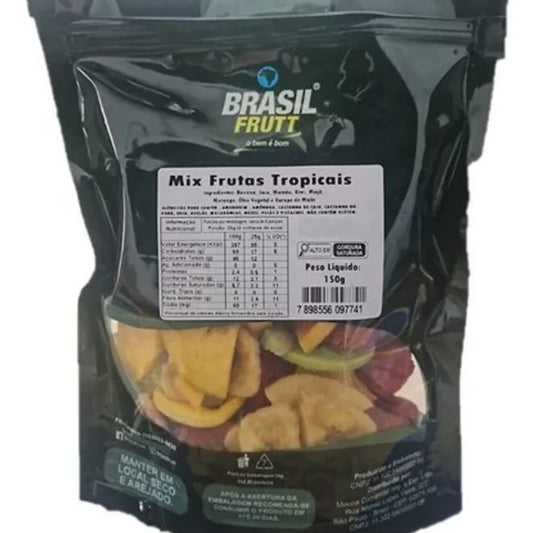 Mix de Frutas Tropicais Chips 150g Brasil Frutt