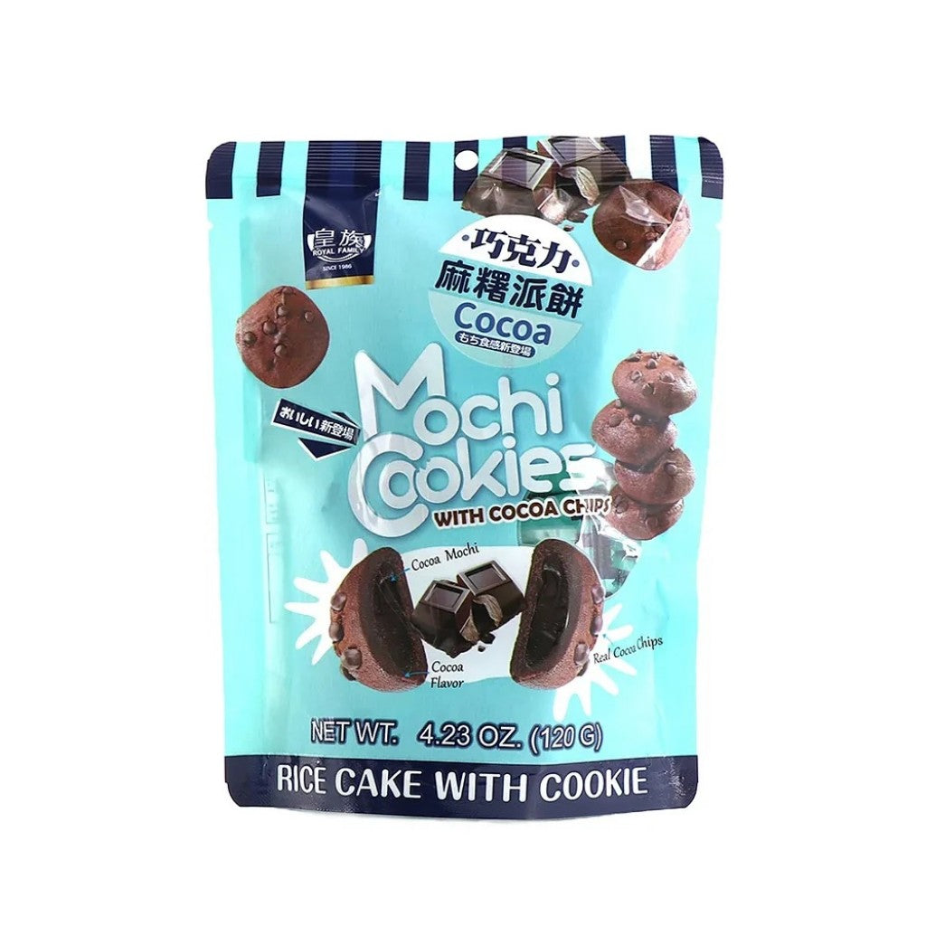 Mochi Cookies Bolinho de Moti Sabor Chocolate 120g Royal Family