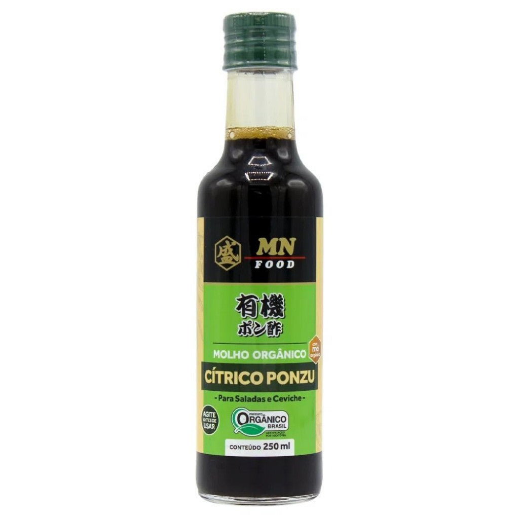 Molho Cítrico Ponzu Orgânico 250ml Mn Food
