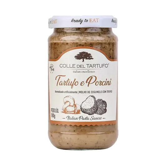 Molho de Cogumelo Porcini com Trufas 180g Colle Del Tartufo
