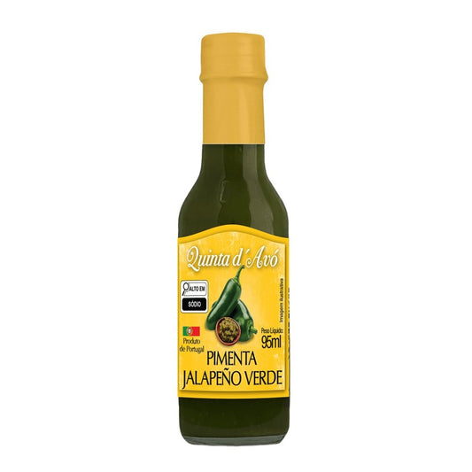 Molho de Pimenta Jalapeño Verde 95ml Quinta d’Avó