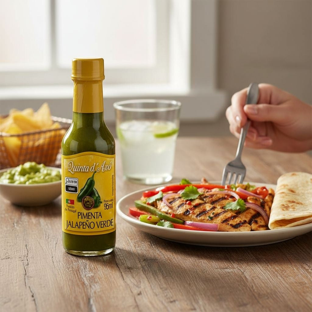 Molho de Pimenta Jalapeño Verde 95ml Quinta d’Avó