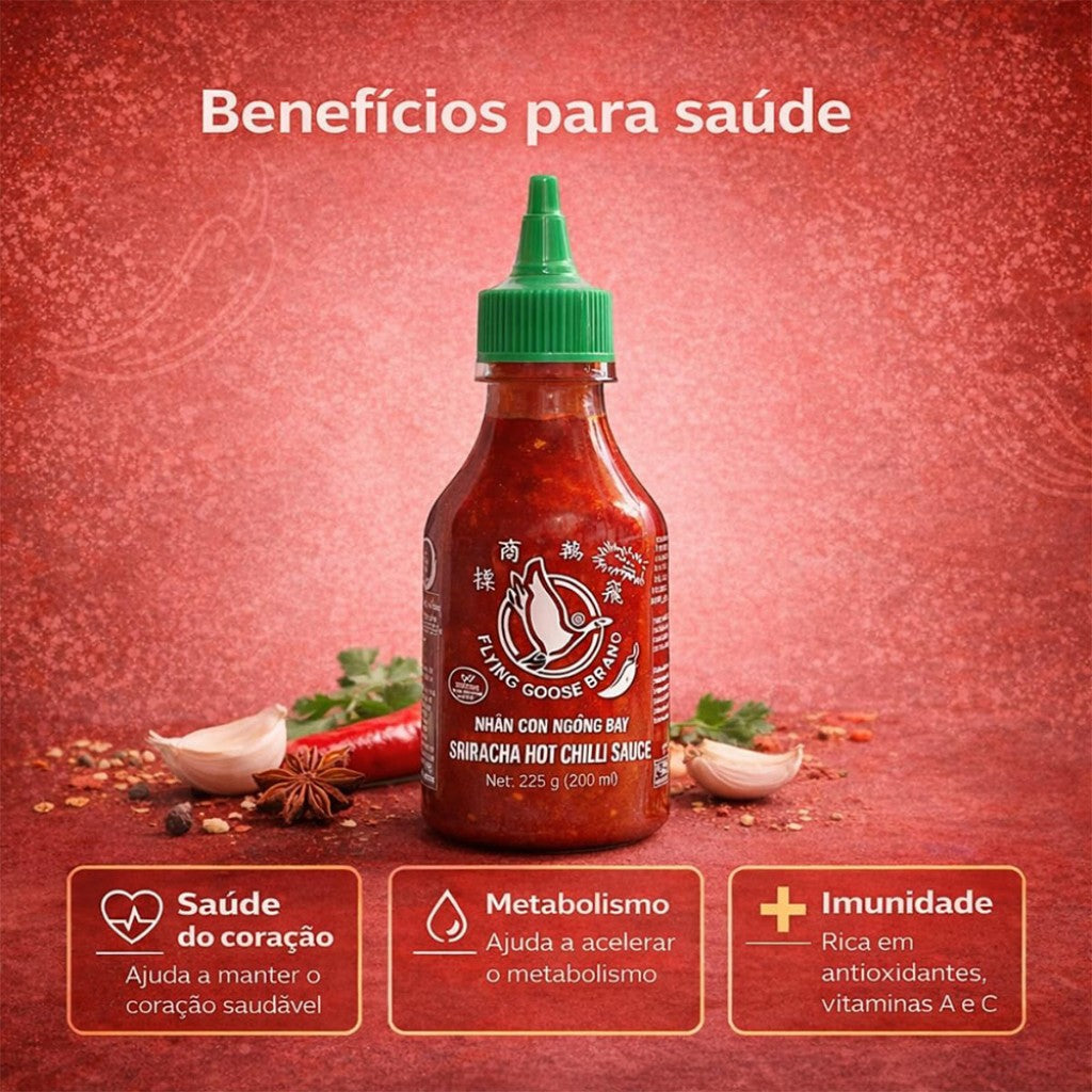 Molho de Pimenta Sriracha Original 200g Flying Goose Brand