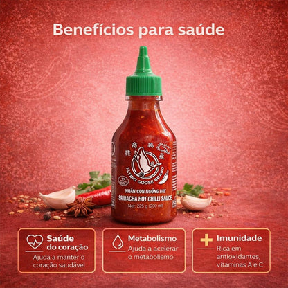 Molho de Pimenta Sriracha Original Flying Goose Brand 200g
