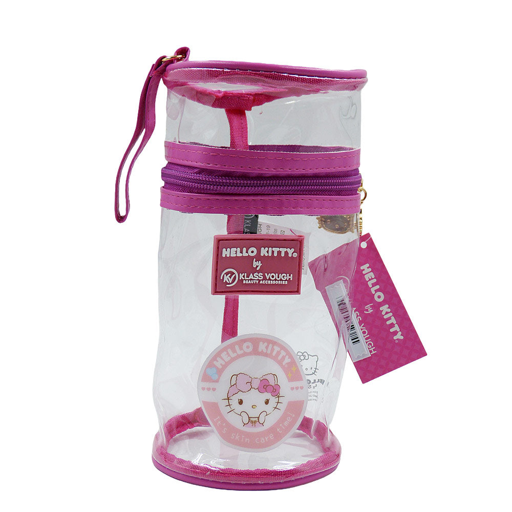 NECESSAIRE CILINDRICA PEQUENA HELLO KITTY 10X21CM KCHK-06SR KLASS VOUGH
