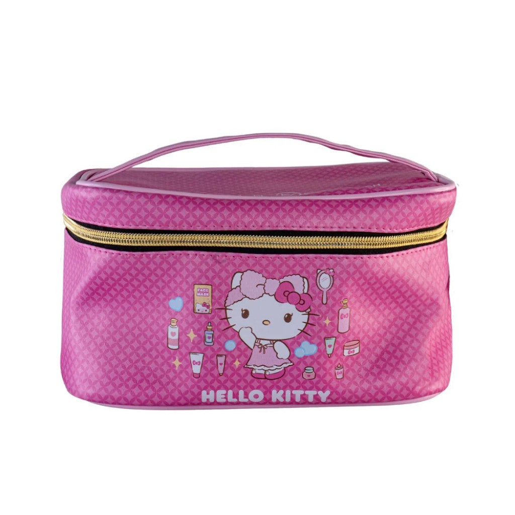 Necessaire Pink Hello Kitty 21x13x13cm Klass Vough