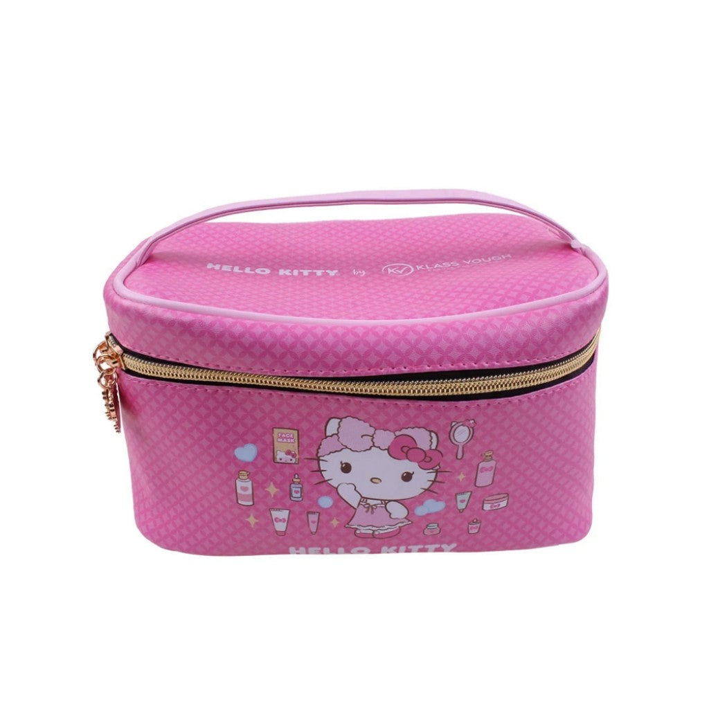 Necessaire Pink Hello Kitty 21x13x13cm Klass Vough