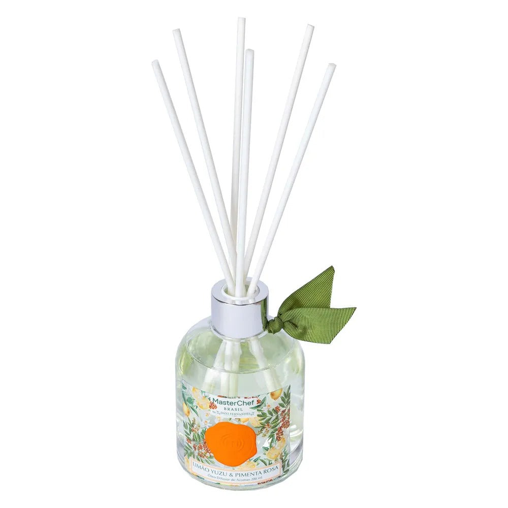 OLEO DIFUSOR DE AROMAS MASTERCHEF LIMAO YUZU E PIMENTA ROSA 200ML DANI FERNANDES