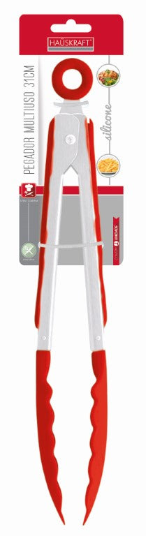 Pegador Multiuso Vermelho 31cm Hauskraft